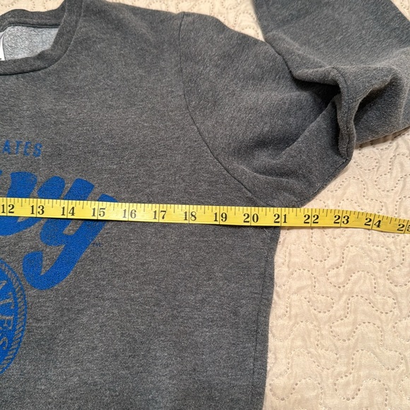 Soffe Gray Sweatshirt Size Large United States Navy - Picture 6 of 10